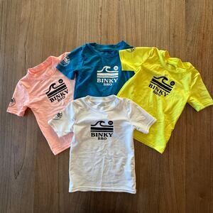 Binky Bro Sun Shirt SPF Shirt Bundle (4) - Size 4-5 years